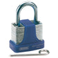 Draper 42mm Laminated Steel Padlock with 3 Number Combination and Hardened Steel - 64157