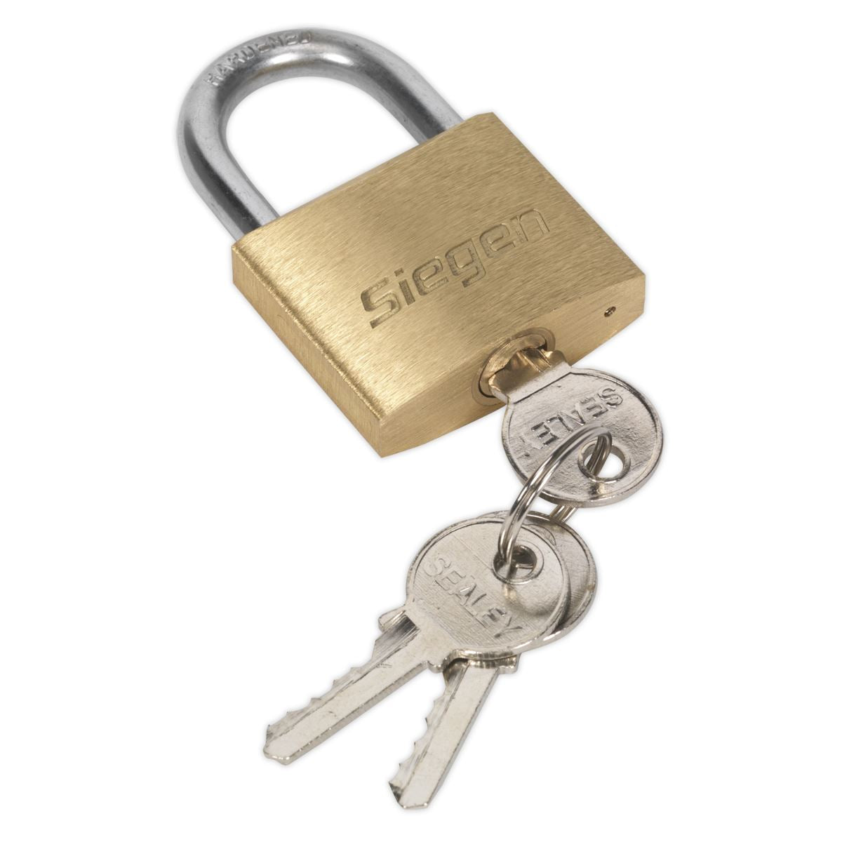 Sealey Brass Body Padlock with Brass Cylinder 40mm S0987