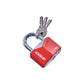 Amtech Iron Padlock Safety Security Shackle Chrome Plated 50mm+3 Keys - T0705