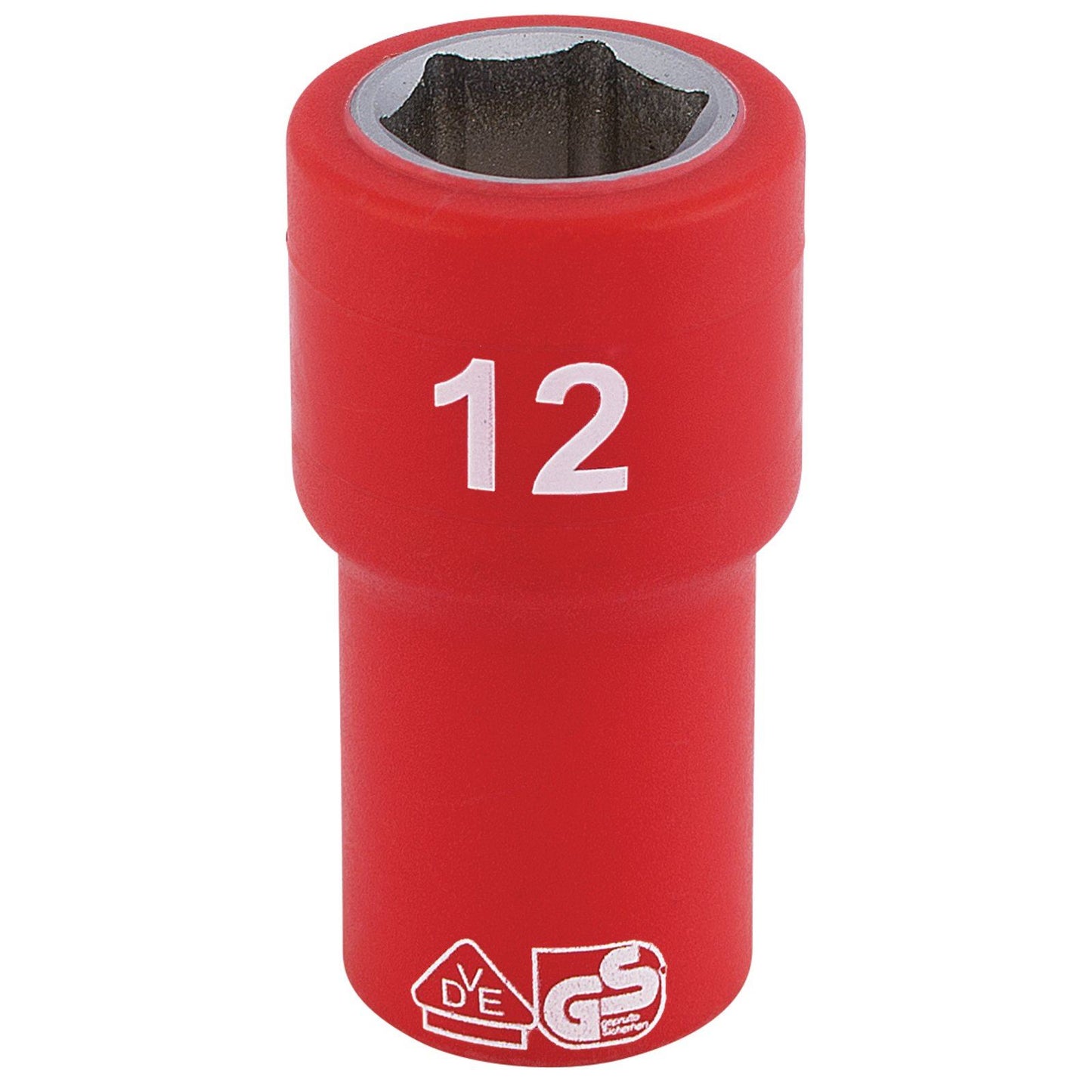 Draper Expert Quality 1/4" Square Drive Fully Insulated VDE Socket - 12mm - 31490