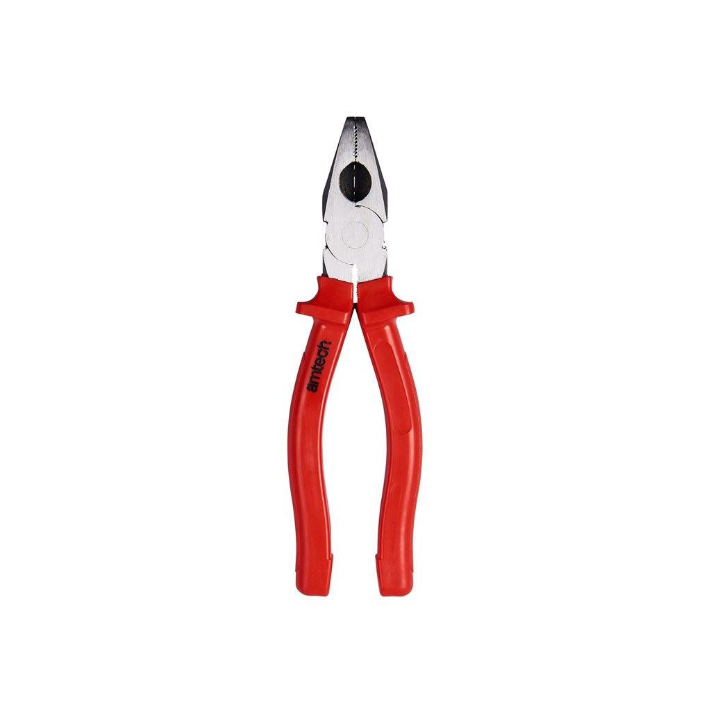 8" Superior Combination Pliers Heavy Duty Pvc Handles Slip Guards Precision Jaws - B0230