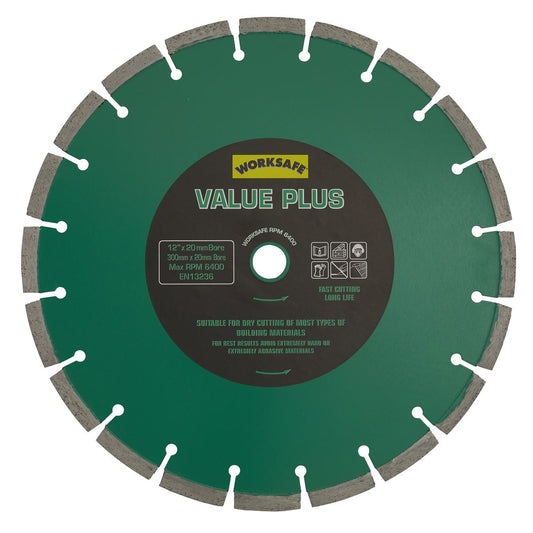 Sealey Value Plus Diamond Blade 300 x 20mm WDVP300/20
