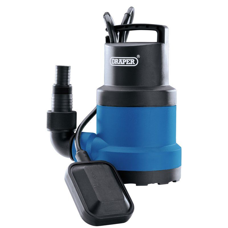 Draper 250W 98912 Submersible Electric Clean Dirty Water Pump & Float Switch New