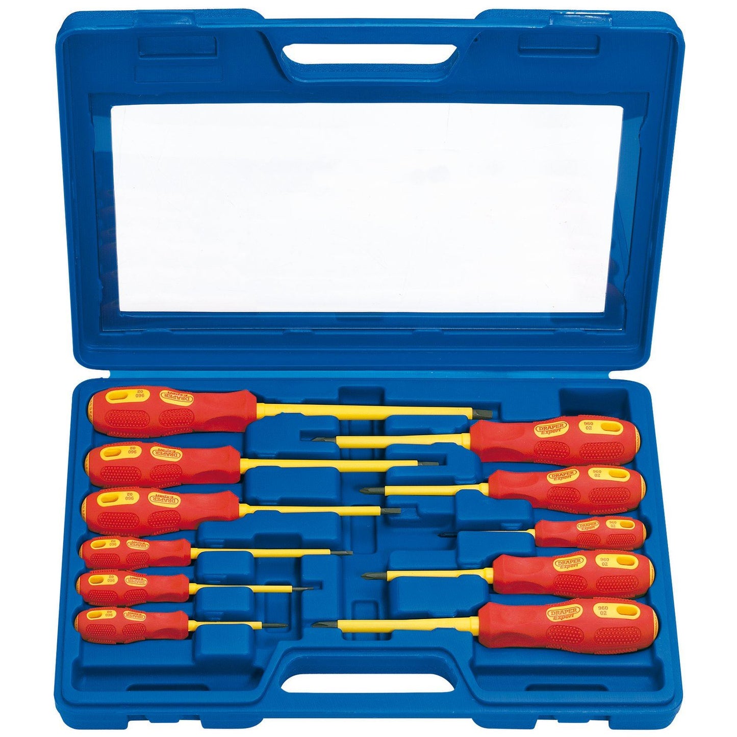 Draper Expert Electricians Screwdriver Set VDE Fully Insulated Quality New 11 Pc - 69234