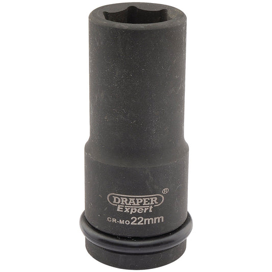 Draper 5054 Expert 22mm 3/4 Square Drive Hi-Torq 6 Point Deep Impact Socket - 05054