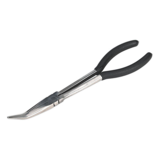 Sealey Needle Nose Pliers 275mm 45 Angle Nose S0436