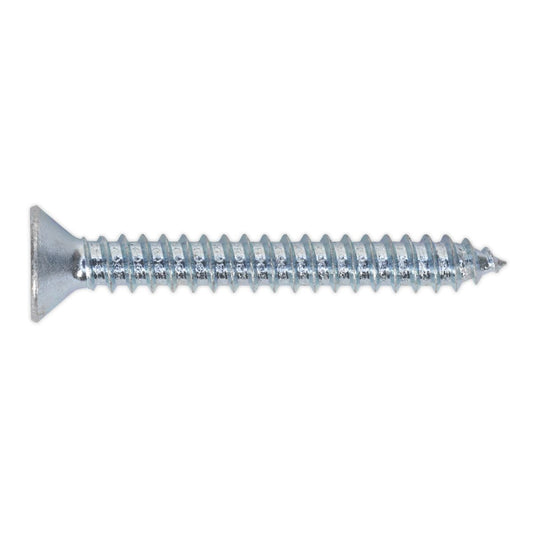 Sealey Self Tapping Screw 4.8 x 38mm Countersunk Pozi Pack of 100 ST4838