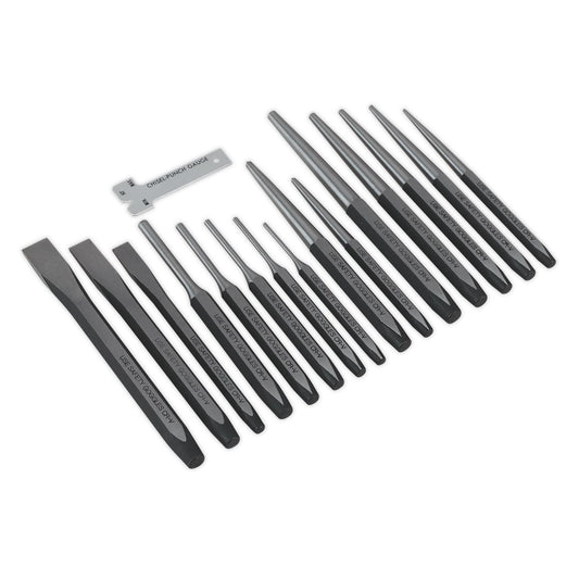 Sealey Punch & Chisel Set 16pc AK9216