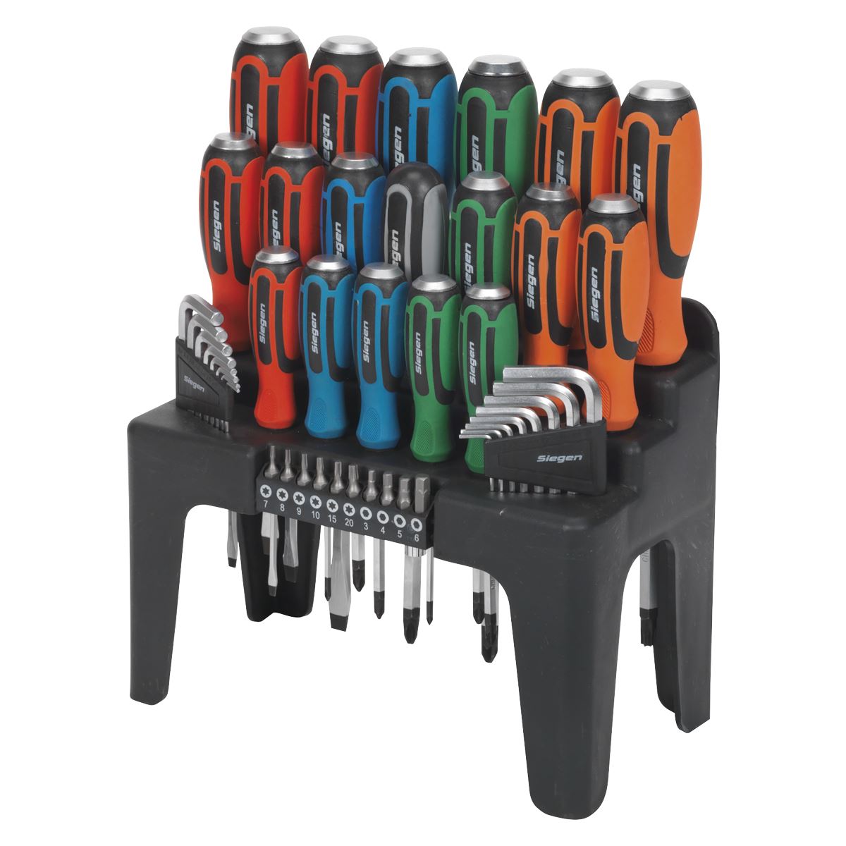 Sealey Hammer-Thru Screwdriver, Hex Key & Bit Set 44pc S01106