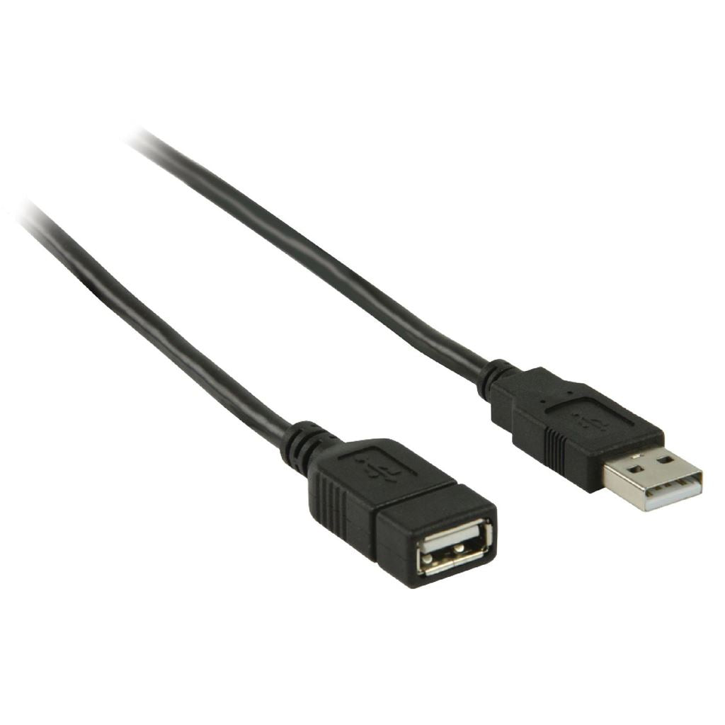 Glaxio® USB 2.0 USBA Male to USBA Female extension Cable 2m