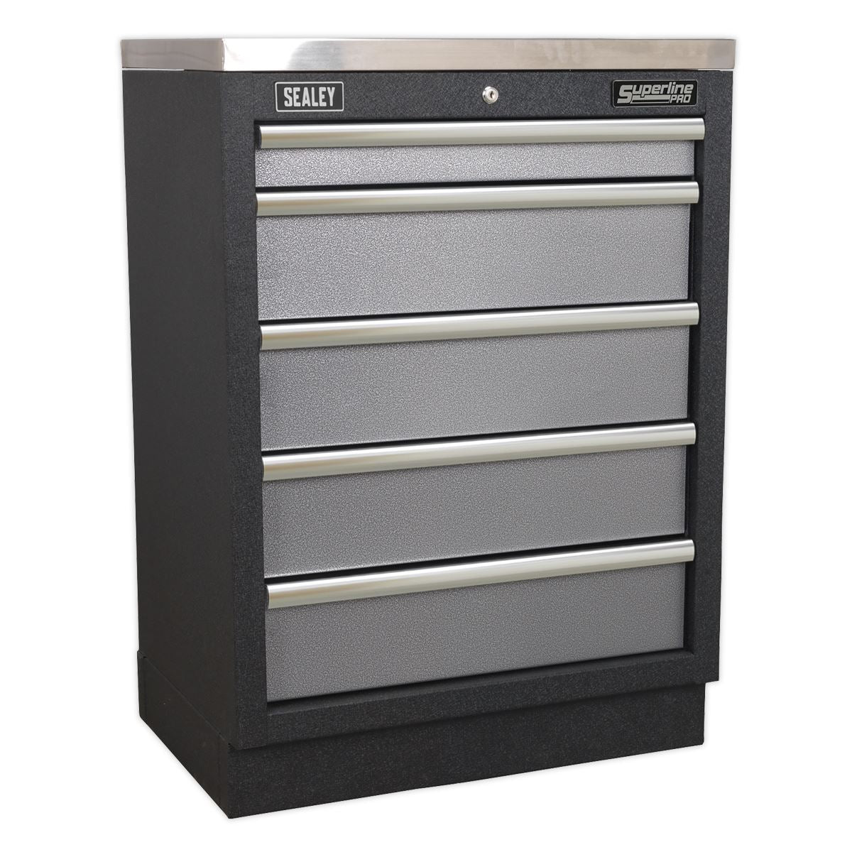 Sealey Superline Pro 2.0m Storage System - Stainless Worktop APMSSTACK02SS