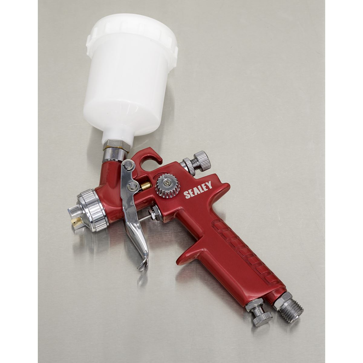 Sealey HVLP Gravity Feed Touch-Up Spray Gun 0.8mm Set-Up HVLP731