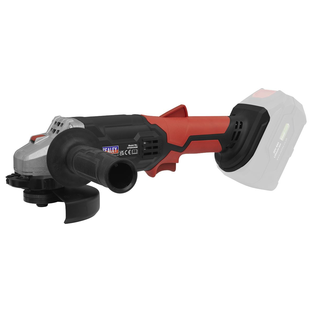 Sealey Cordless Angle Grinder 115mm 20V - Body Only CP20VAGB