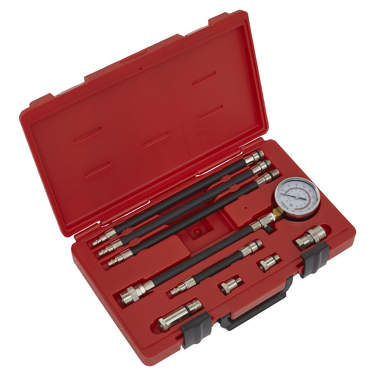 Sealey Petrol Compression Test Kit 10pc VSE206