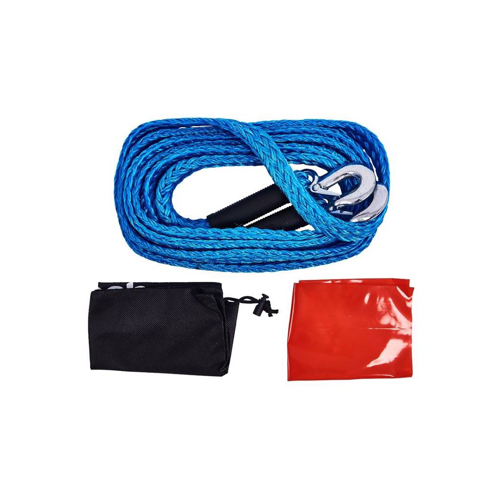 Amtech 4m Tow Rope 2000Kg Max Load Tough Forged Steel Hooks Ultra Strong+Flag - J0103