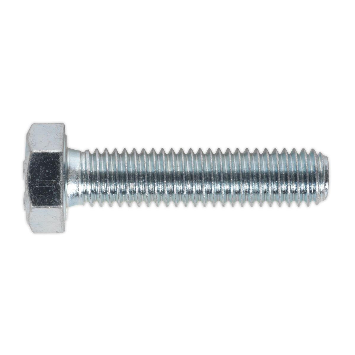 Sealey HT Setscrew M8 x 35mm 8.8 Zinc Pack of 50 SS835