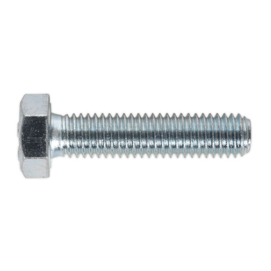 Sealey HT Setscrew M8 x 35mm 8.8 Zinc Pack of 50 SS835