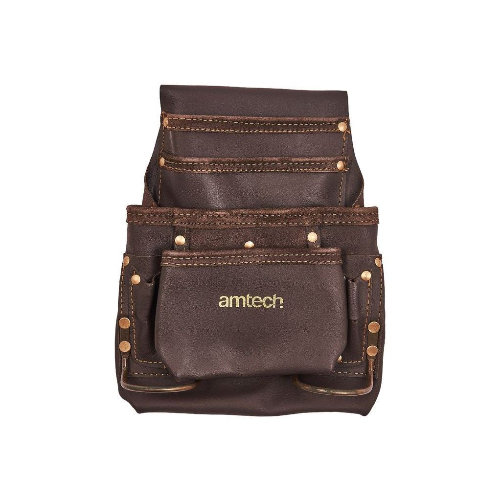 Amtech 4 Pocket Heavy Duty Leather Tool Belt - N0860