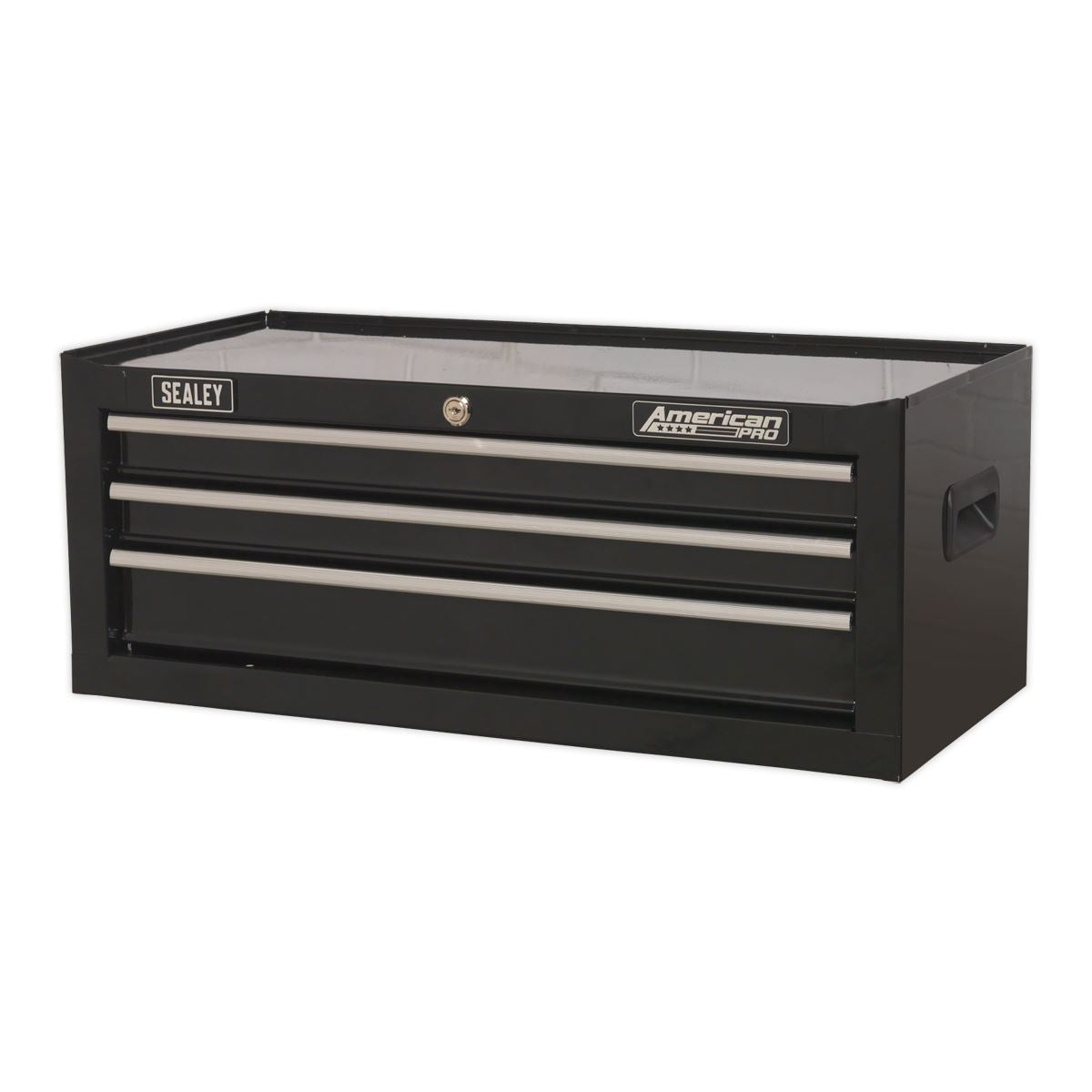 Sealey Mid-Box 3 Drawer with Ball-Bearing Slides - Black AP223B