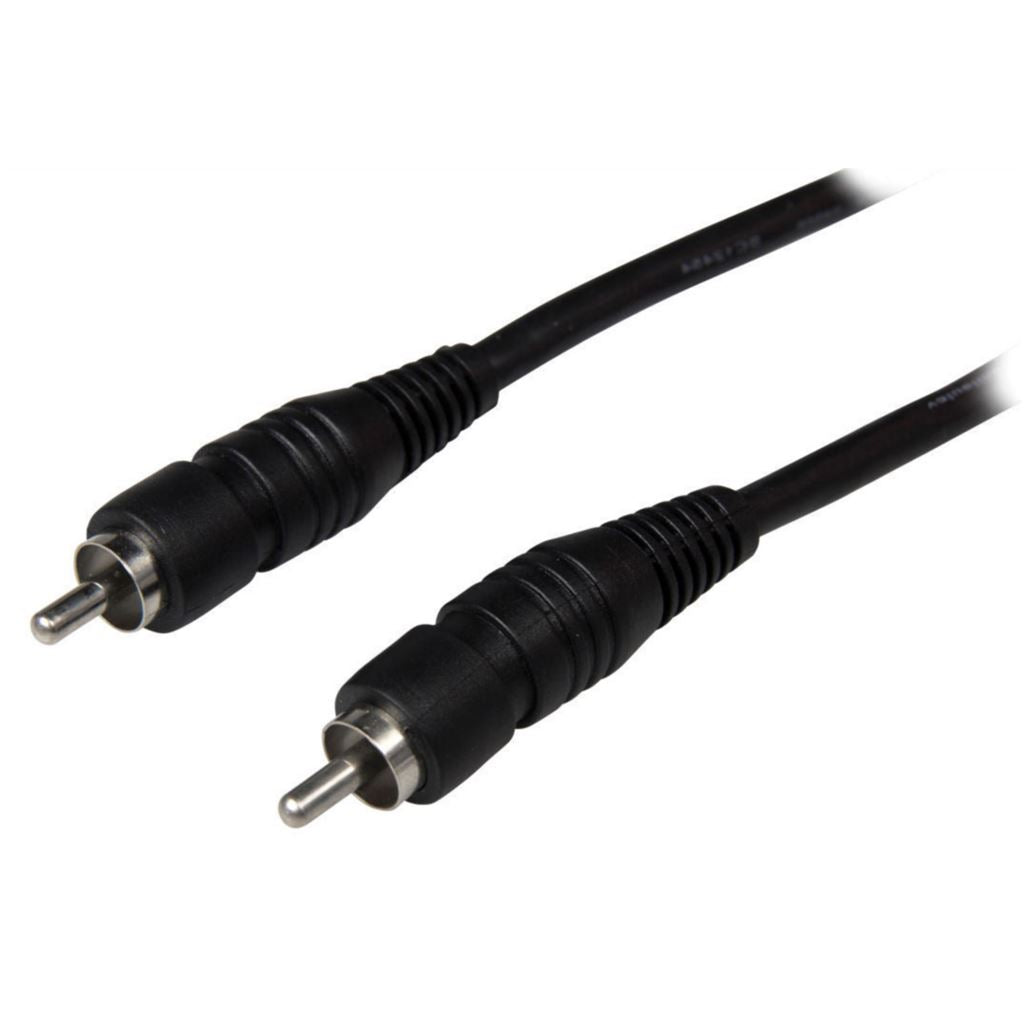 Glaxio Digital RCA audio cable RCA male to RCA male 1m black - CAGP24170BK10