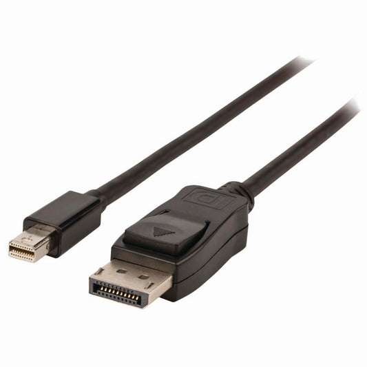 Nedis Mini DisplayPort Cable Mini DisplayPort Male to DisplayPort Male 2m Black - CCGB37400BK20