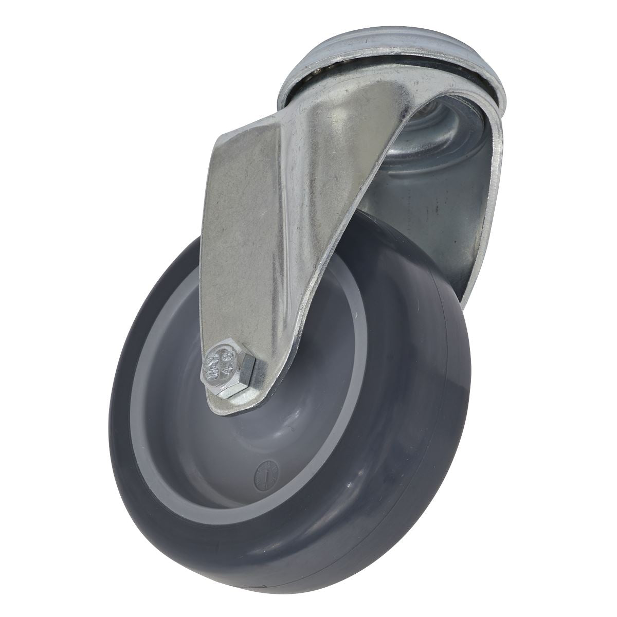 Sealey Castor Wheel Bolt Hole Swivel 75mm SCW275SB