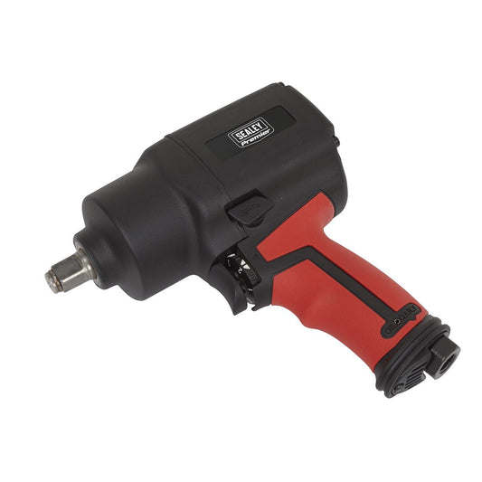 Sealey Air Impact Wrench 1/2"Sq Drive Twin Hammer SA6002