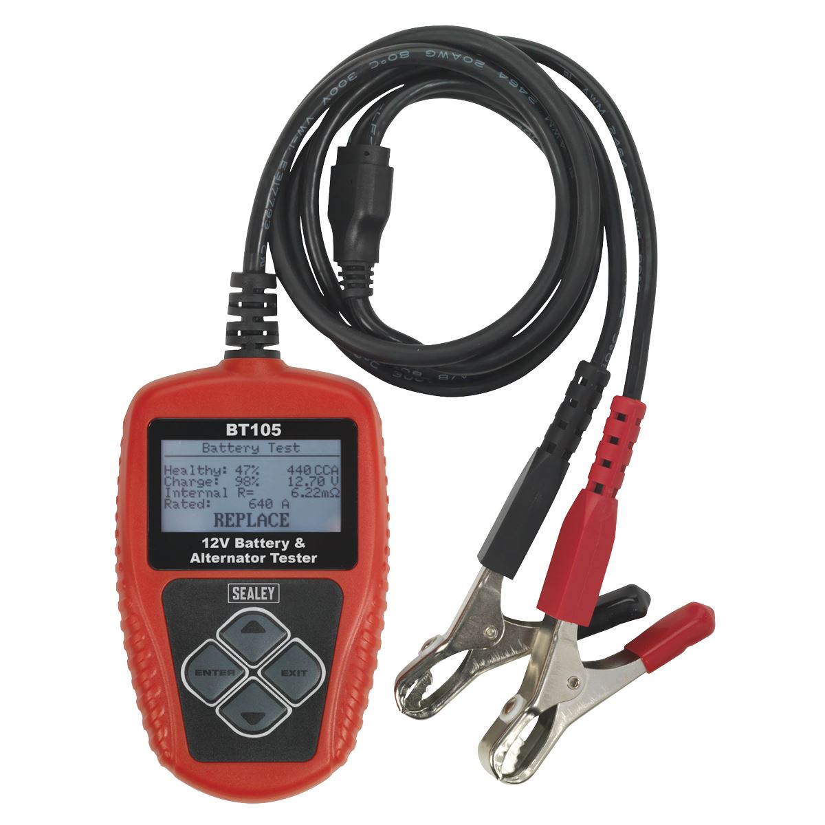 Sealey Digital Battery & Alternator Tester 12V BT105