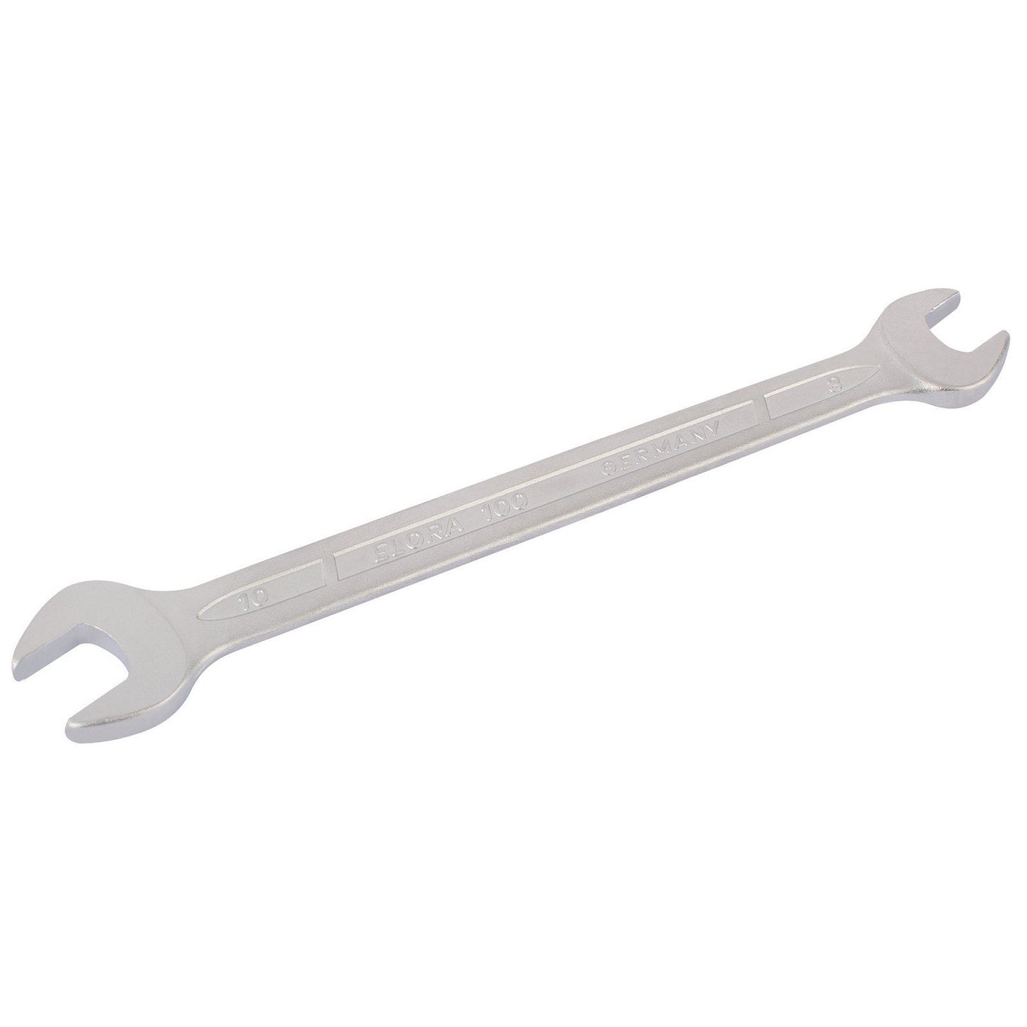 8mm X 10mm Elora Long Metric Double Open End Spanner Draper 01846