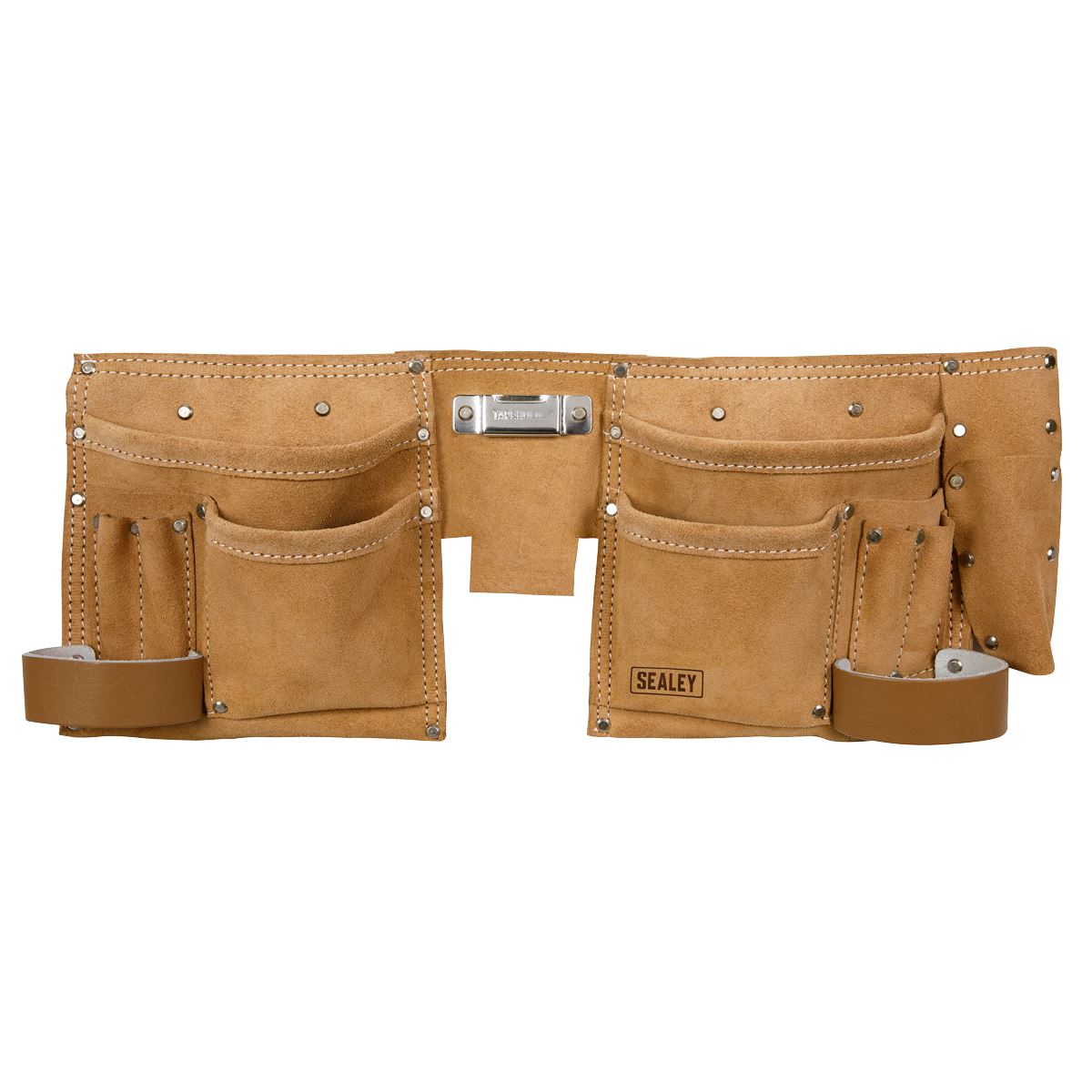 Sealey Double Pouch Leather Tool Belt STBL01