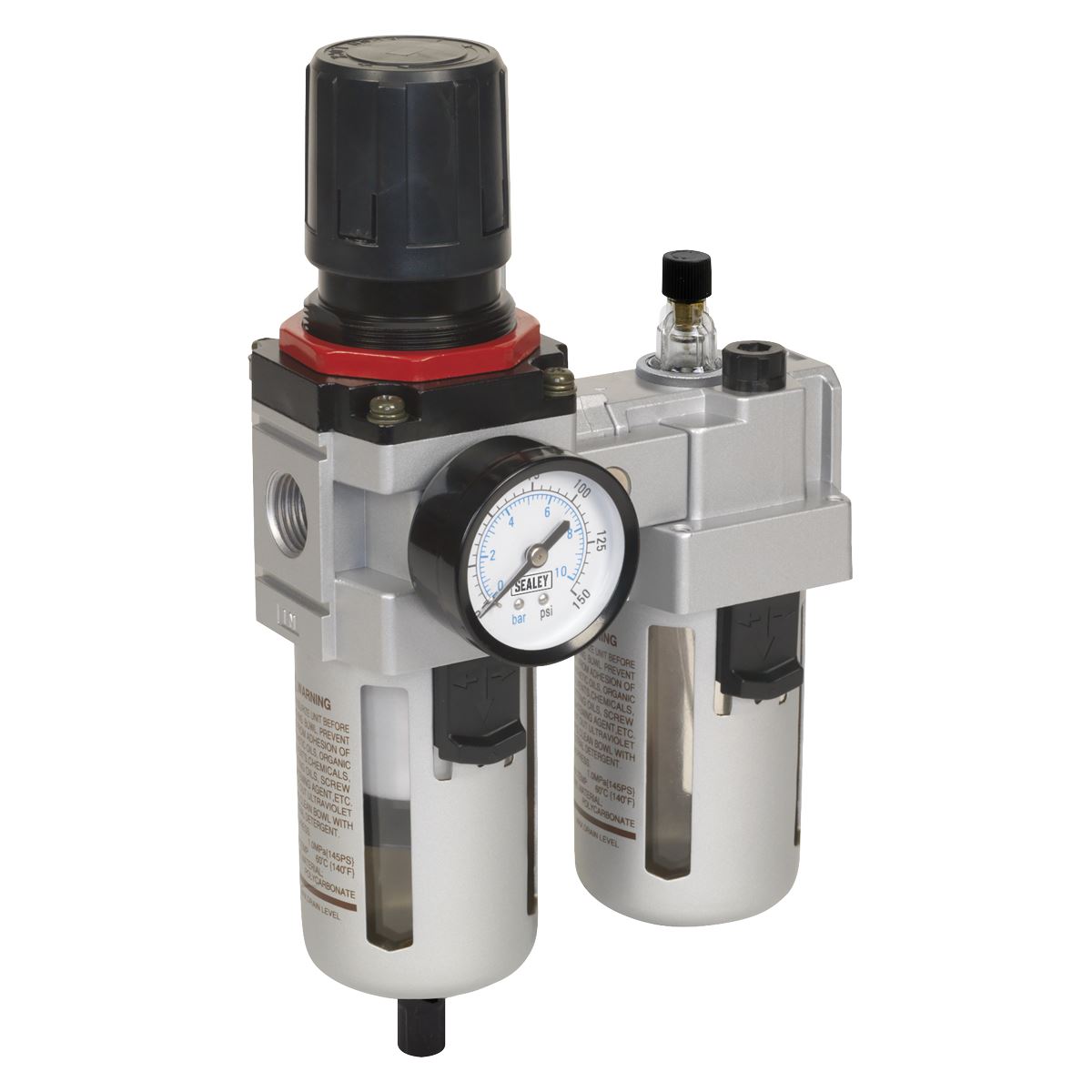 Sealey Air Filter/Regulator/Lubricator - High Flow SA4001