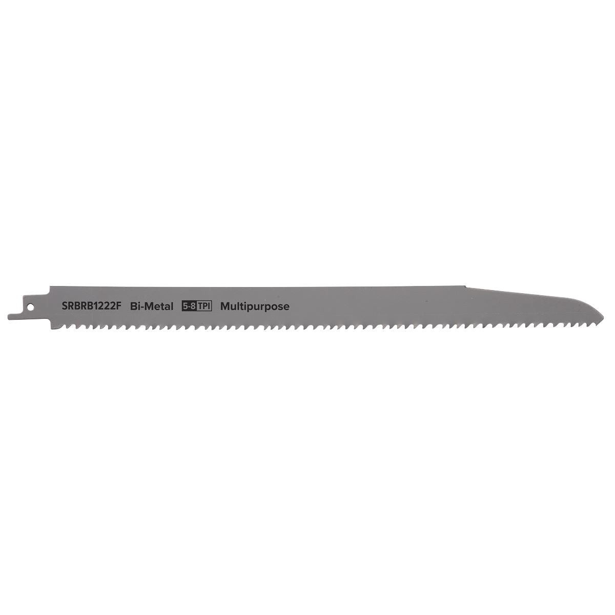 Sealey Reciprocating Saw Blade Multipurpose 300mm 5-8tpi-Pack of 5 SRBRB1222F