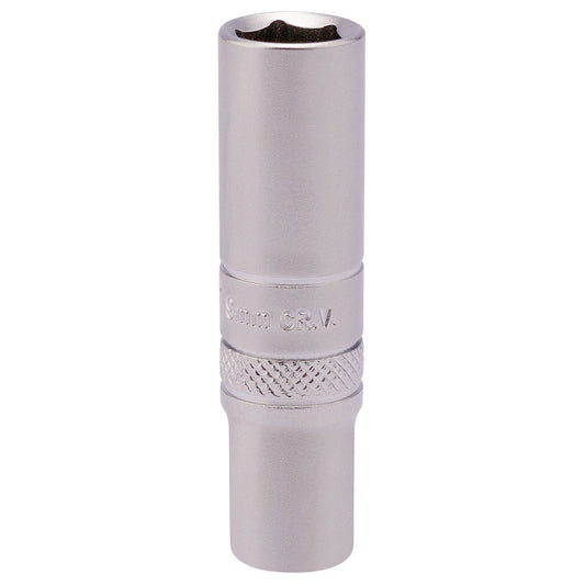 Draper Expert Quality 1/4" Square Drive 6 Point Deep Socket - 9mm - 82139