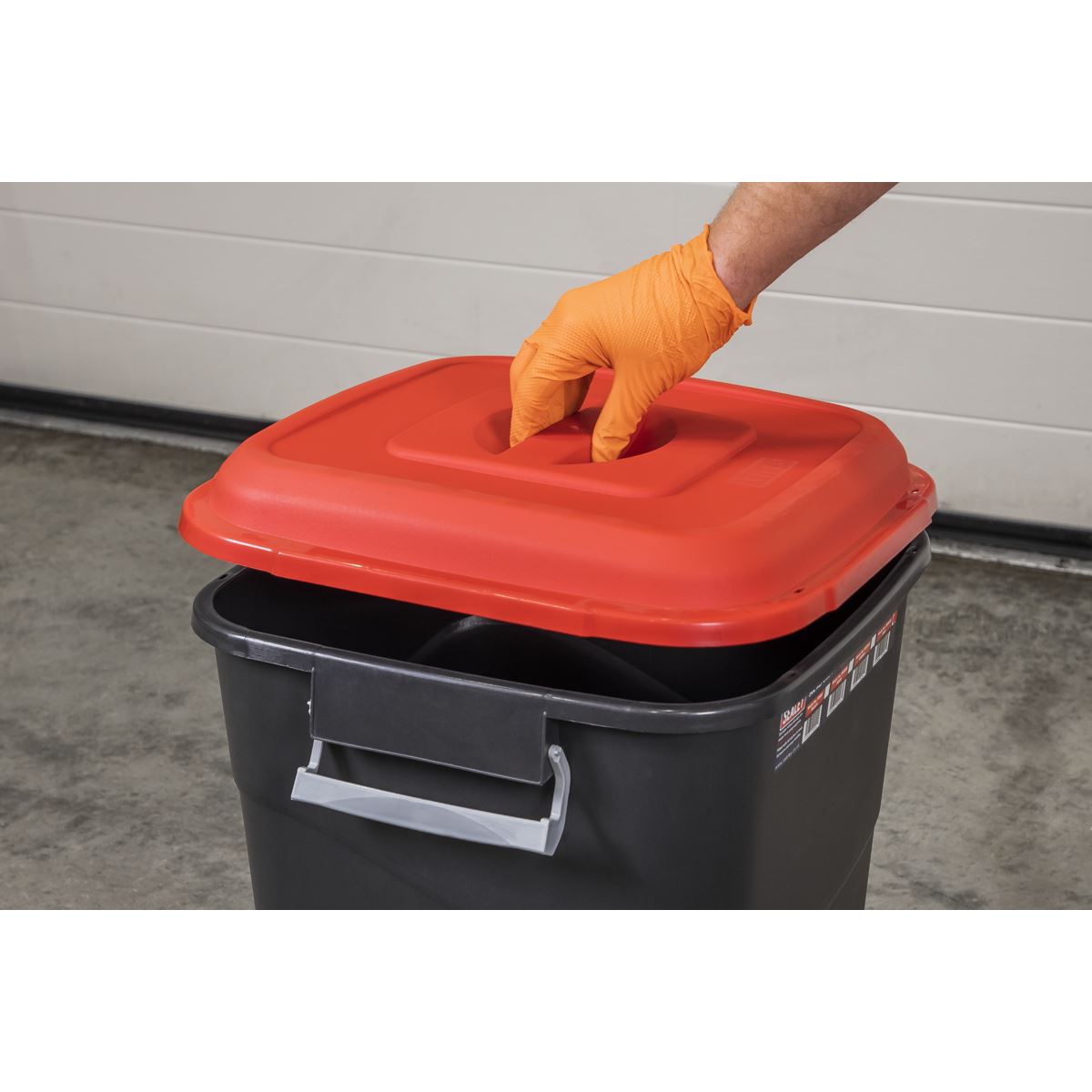 Sealey Refuse/Storage Bin 50L - Red BM50R