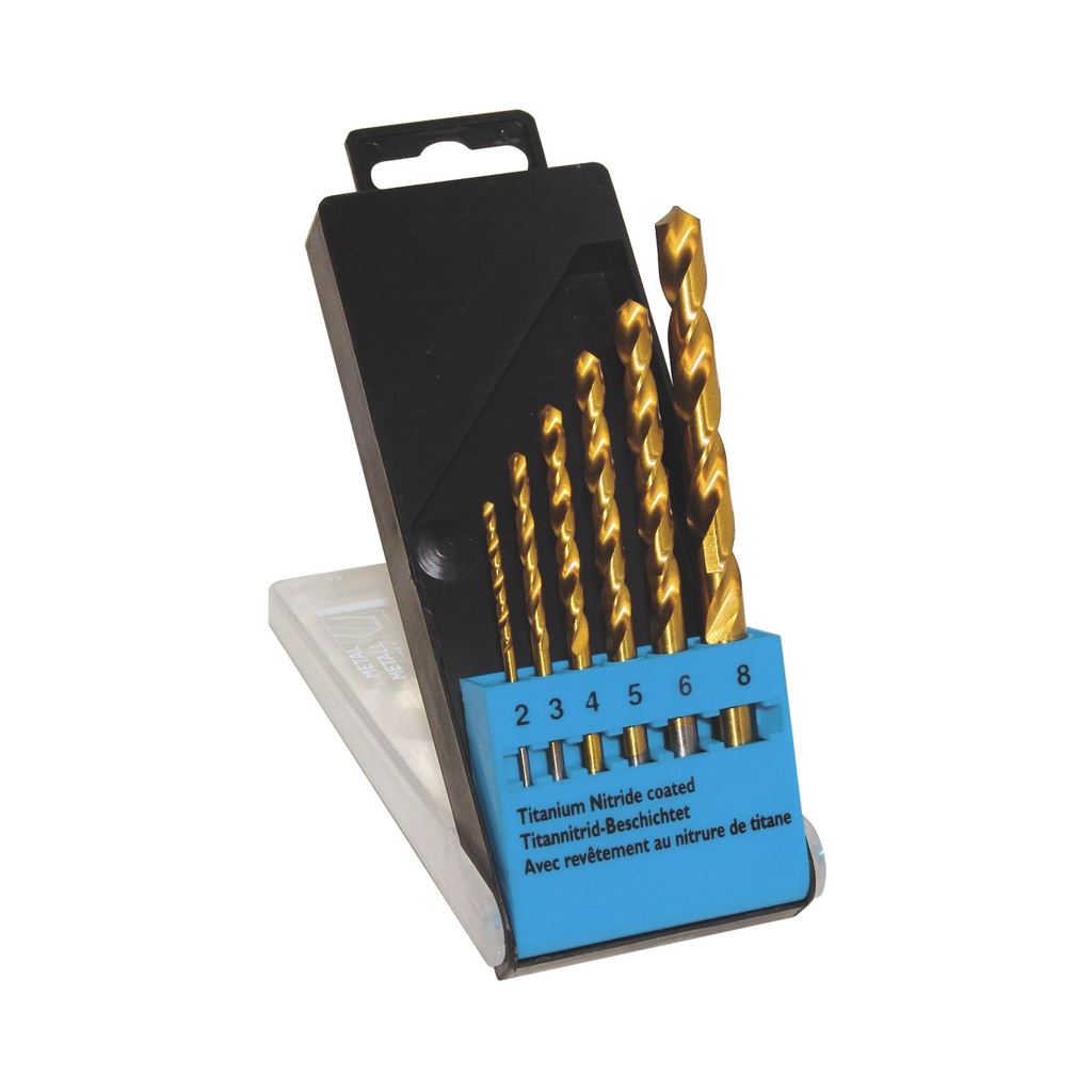 CK Tools Tin Drill Size 2-8mm Set/6  T3293