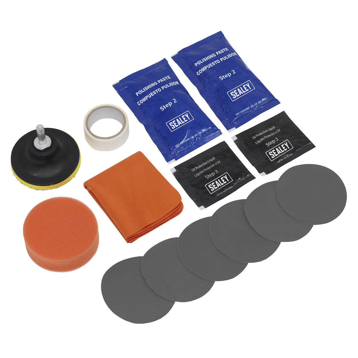 Sealey Headlight Restoration Kit HRK01