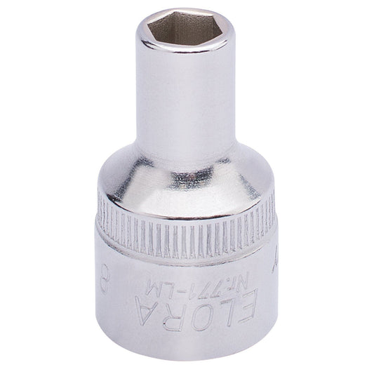 8mm 1/2" Square Drive Elora Hexagon Socket Draper 15297