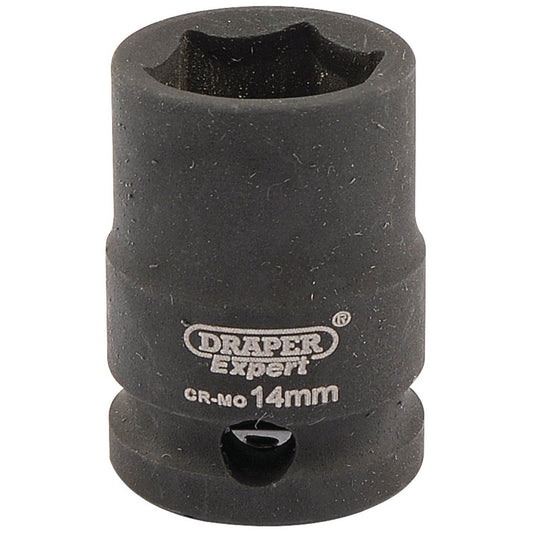 Draper 06874 Expert 14mm 3/8" Square Drive Hi-Torq6 Point Impact Socket