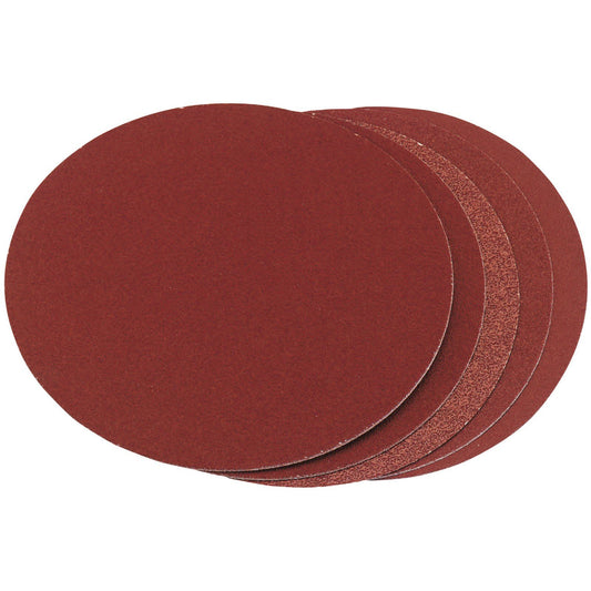 Draper 83860 Five Assorted Grit Aluminium Oxide Sanding Discs (150mm)