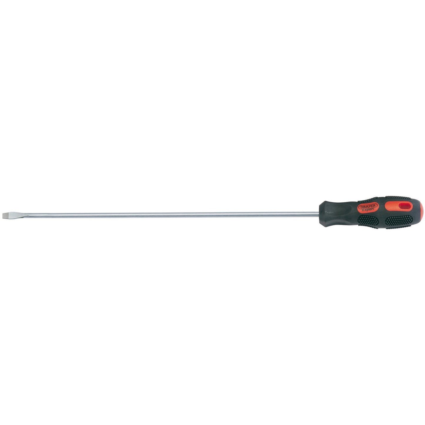 Draper 40010 Expert 9.5mm x 250mm Plain Slot Flared Tip Long Reach Screwdriver