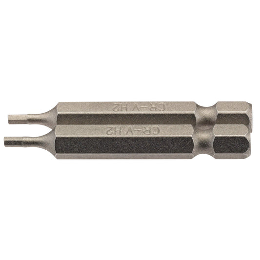 Draper 64244 2mm 1/4" Hex. Hexagonal Insert Bit 50mm Long x 2