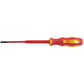 Draper Ergo Plus Slimline Plain Slot VDE Screwdriver (3.5mm x 100mm) - 02159