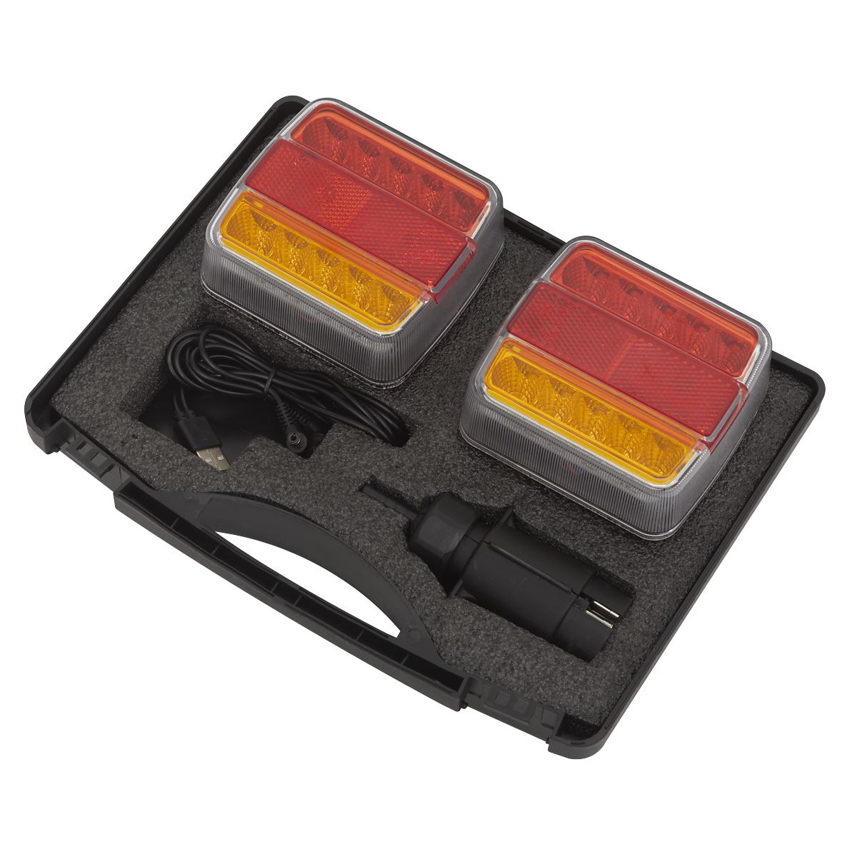 Sealey Wireless LED Trailer Light Set 2pc TB18LEDW