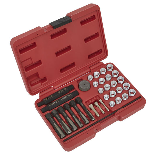 Sealey Glow Plug Thread Repair Set 33pc VS311