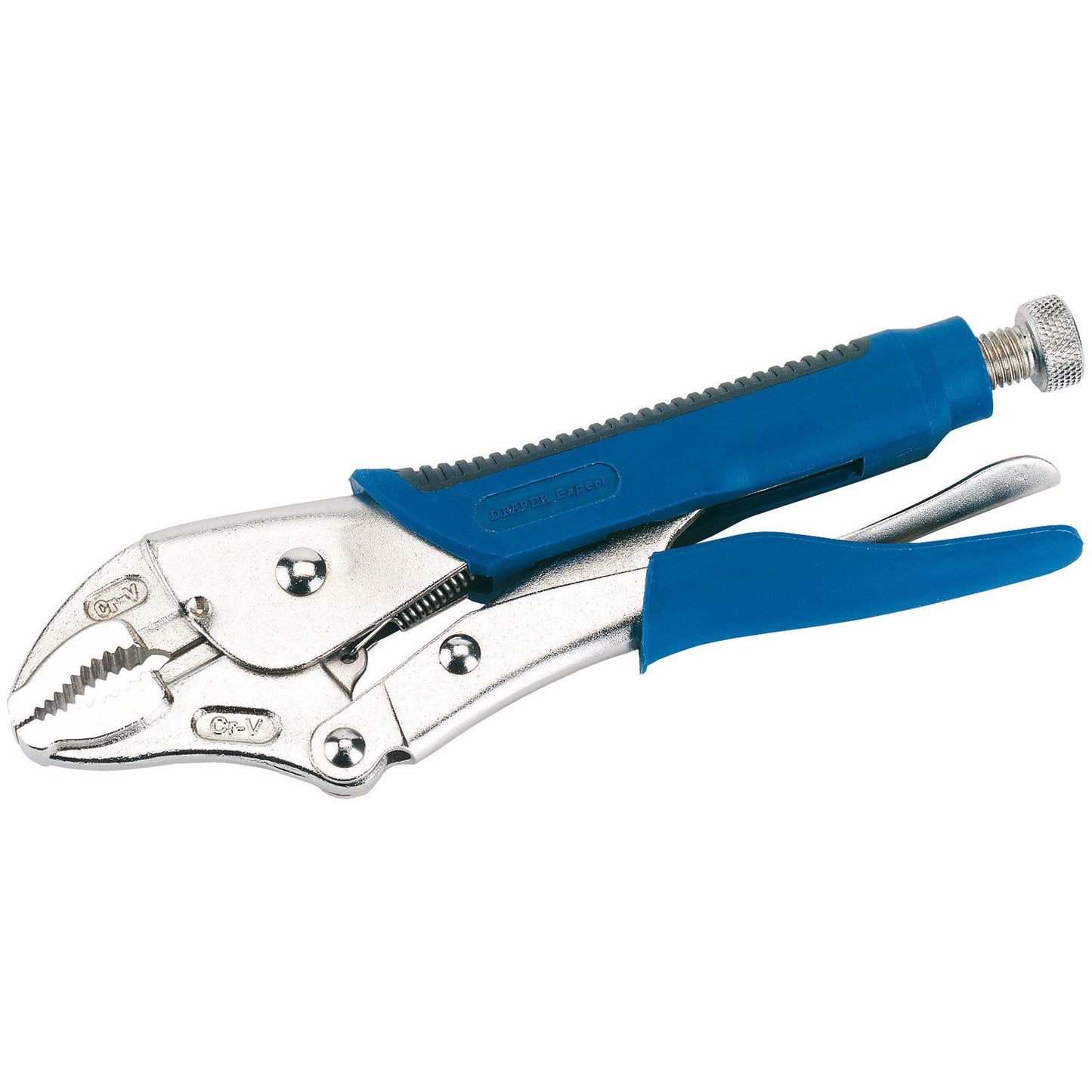 Draper 1x Expert 250mm Soft Grip Curved Jaw Self Grip Pliers Professional Tool - 89124