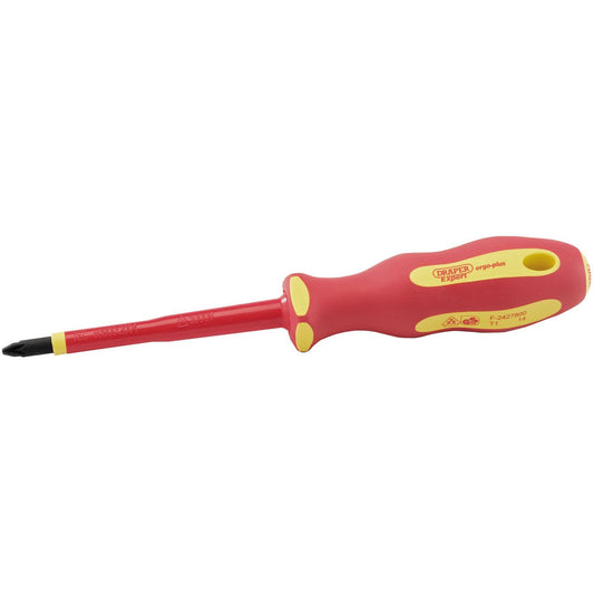 Draper Ergo Plus Vde No.2 x 100mm Pz Slot Screwdriver - 64484