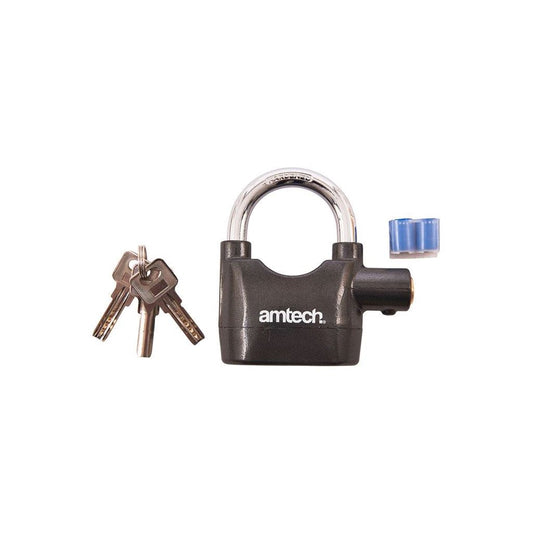 Heavy Duty Alarm Padlock Motion Sensitve Security Lock Shed Garage Bike Trailer - T2310