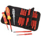 Draper 18 Pc VDE Insulated Interchangeable Blade Screwdriver Set Tool Roll 05776