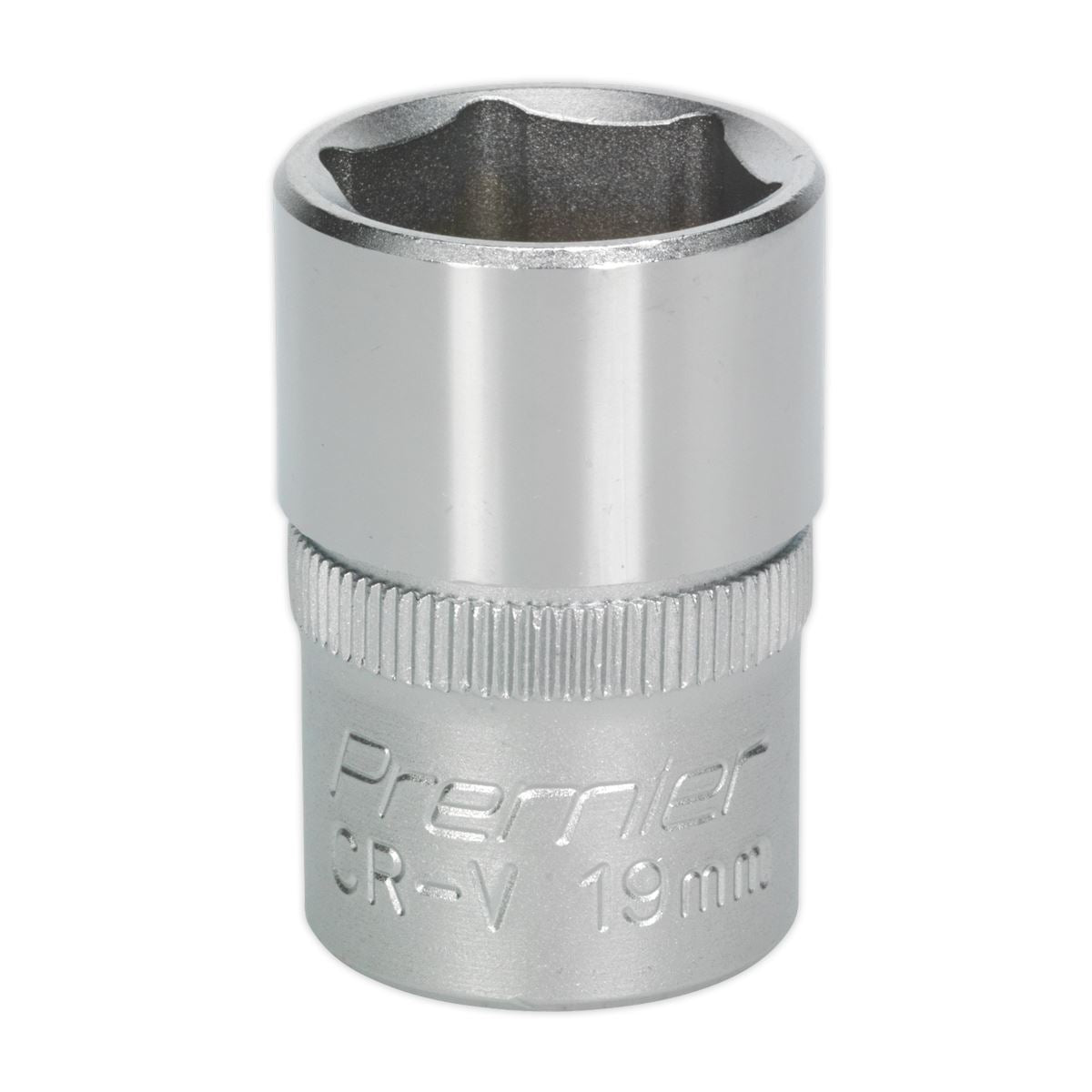 Sealey WallDrive Socket 19mm 1/2"Sq Drive S1219