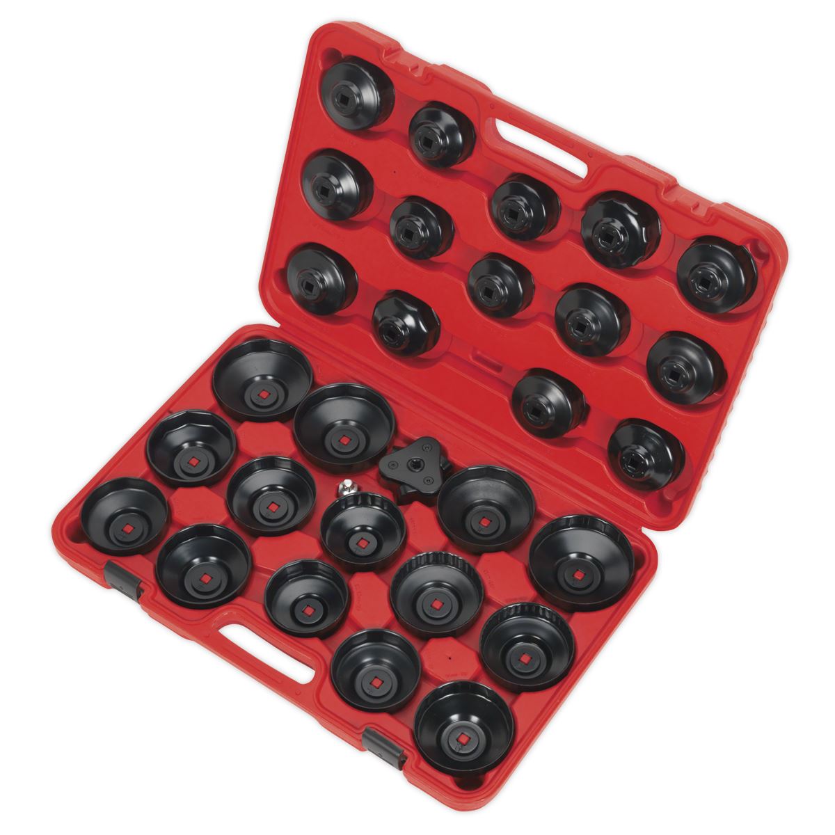 Sealey Oil Filter Cap Wrench Set 30pc VS7006